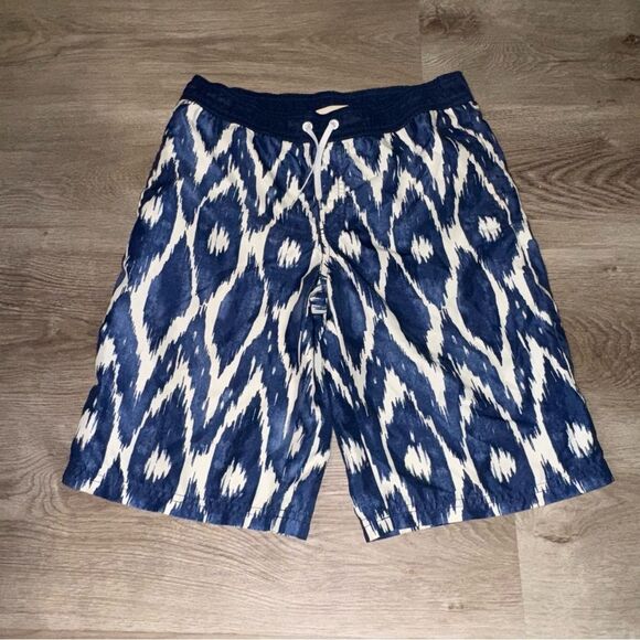 Kid's Crazy 8 Navy and White Swimsuit Board Shorts - Picture 2 of 6
